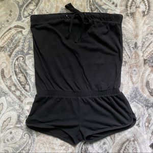 Black Swim Cover Up/Romper